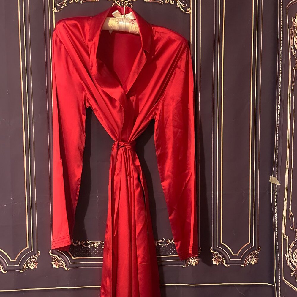 La Perla Red Silk Robe